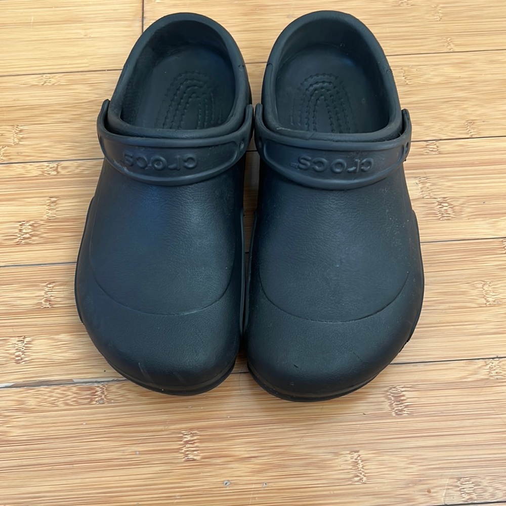 Slip resistant crocs!